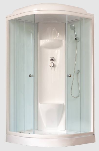 Душевая кабина Royal Bath RB 100HK6-WT 100х100 (белое/прозрачное)