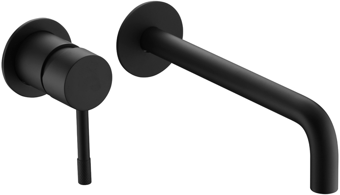 Смеситель для раковины Boheme Uno 465-B с внутренней частью, черный