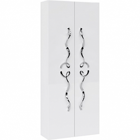 Шкаф-пенал Clarberg Due Amanti 50 белый, без ручек