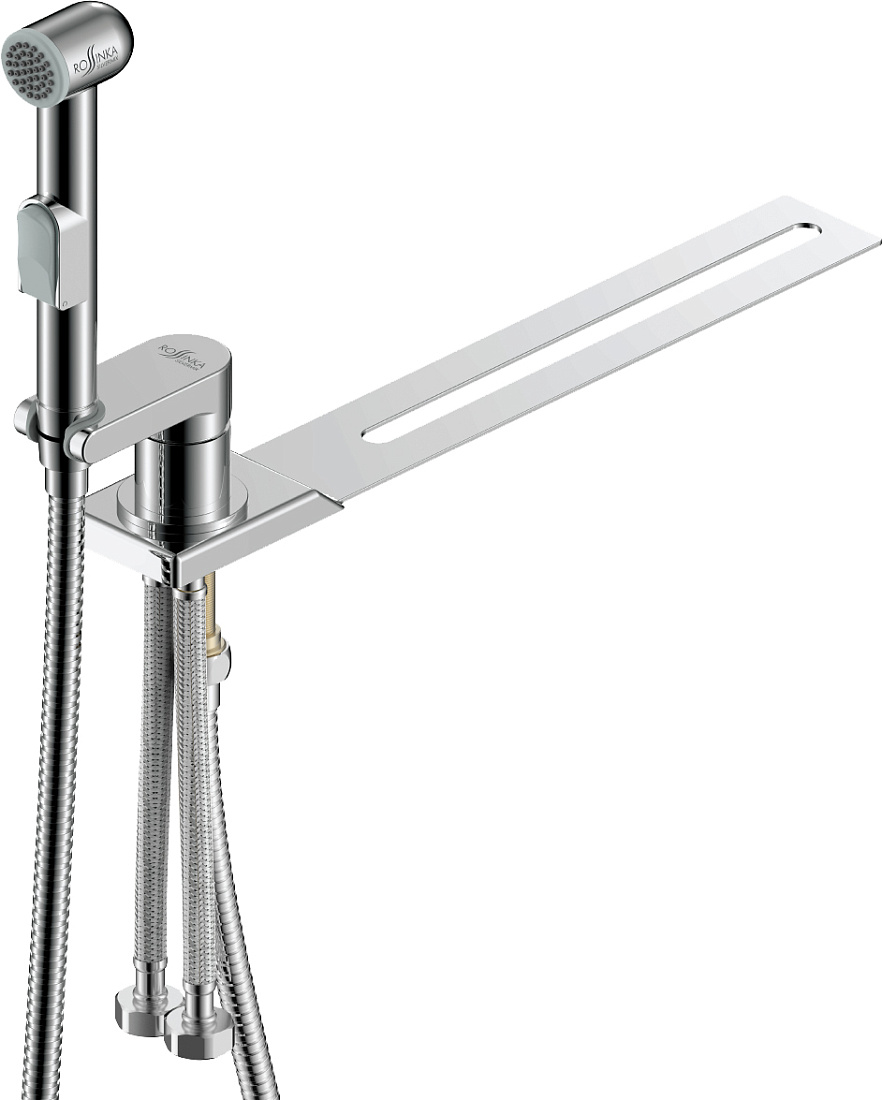 Гигиенический душ Rossinka X25-56 со смесителем, для установки на унитаз