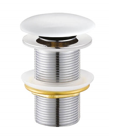 Донный клапан для раковины Creavit SF032-B без перелива, белый