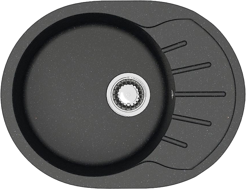 Мойка кухонная ZETT lab. T010Q004 черная