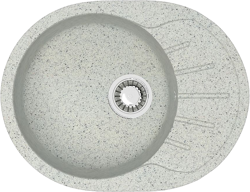 Мойка кухонная ZETT lab. T010Q010 светло-серая