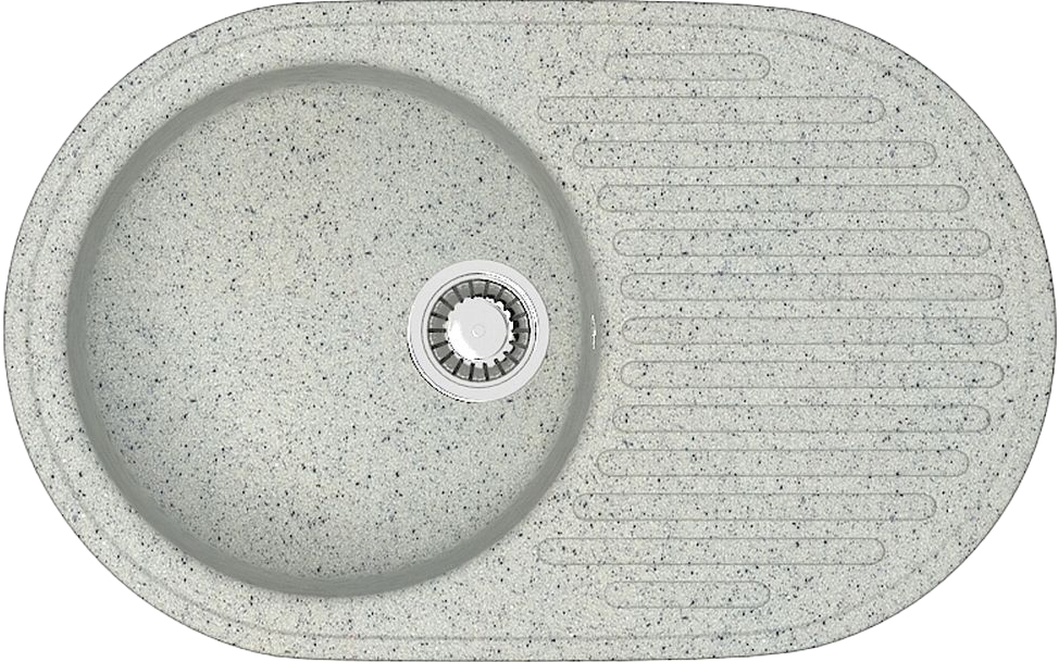 Мойка кухонная ZETT lab. T011Q010 светло-серая