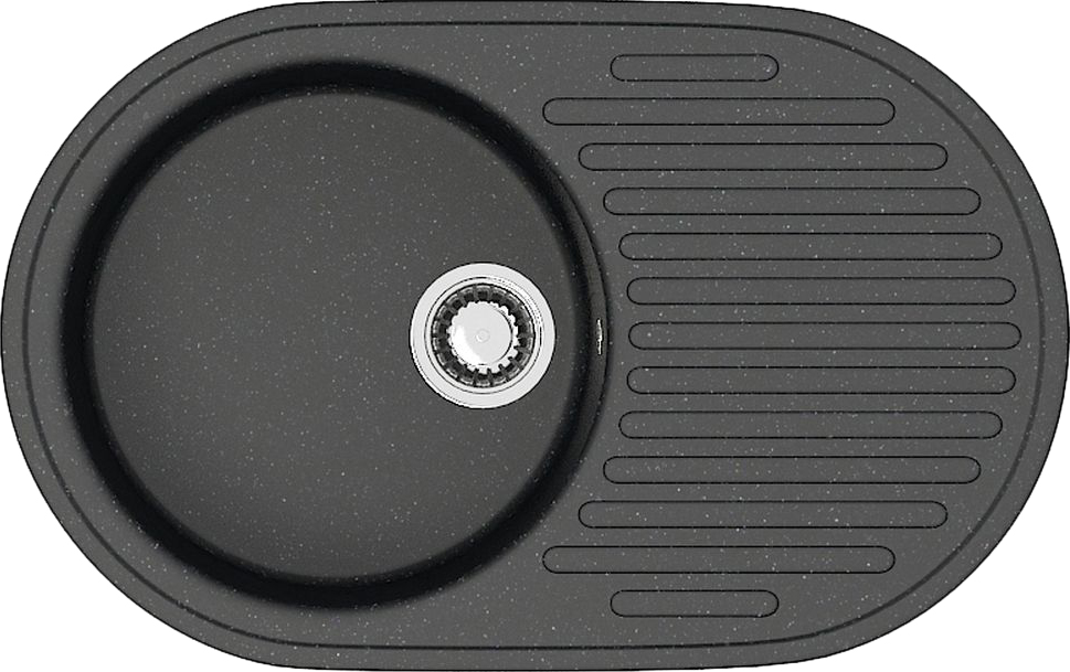 Мойка кухонная ZETT lab. T011Q004 черная