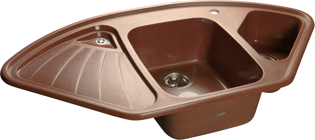 Мойка кухонная GranFest Corner GF-C1040E терракот