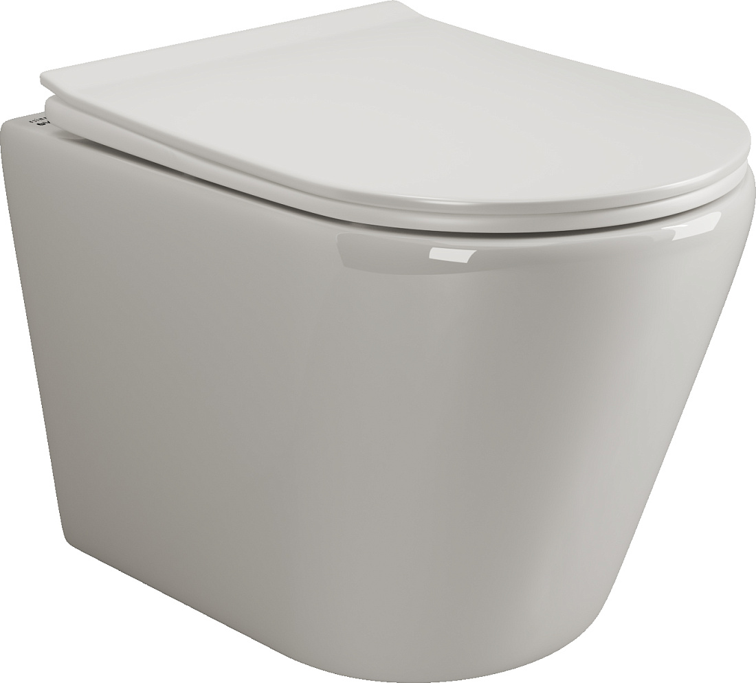 Унитаз подвесной Ceramicanova Highlight CN1804 безободковый, с микролифтом