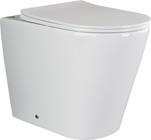 Унитаз приставной Ceramicanova Highlight CN1812 безободковый, с микролифтом