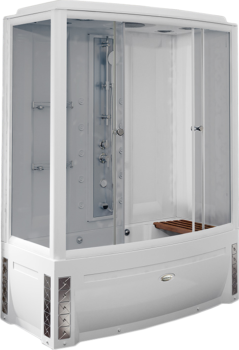 Душевой бокс Radomir Элис 1 правый, стекло матовое