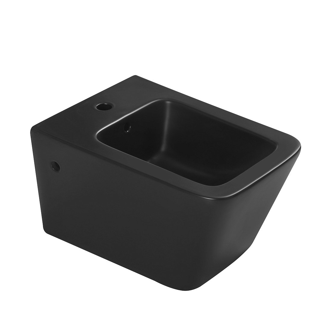 Биде подвесное SantiLine SL-5054MB черное, матовое