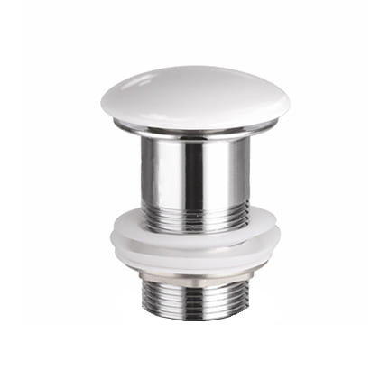 Донный клапан для раковины Ceramicanova CN2000 без перелива, белый