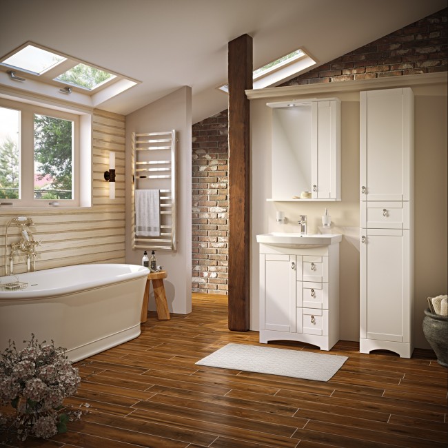 Зеркало-шкаф Runo Мерида 58 R