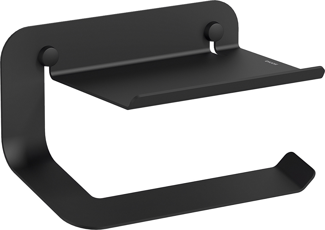 Держатель туалетной бумаги Sonia Quick 185252 с полочкой, черный