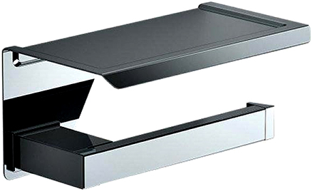 Держатель туалетной бумаги Sonia S-Cube 173938 с полочкой для телефона