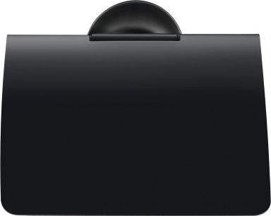 Держатель туалетной бумаги Duravit Starck T 0099404600 черный, с крышкой