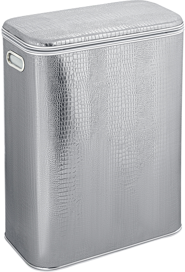 Корзина для белья Geralis KHH-B, серебро