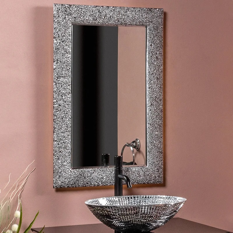 Зеркало Armadi Art NeoArt Aura 538 серебро глянец с подсветкой