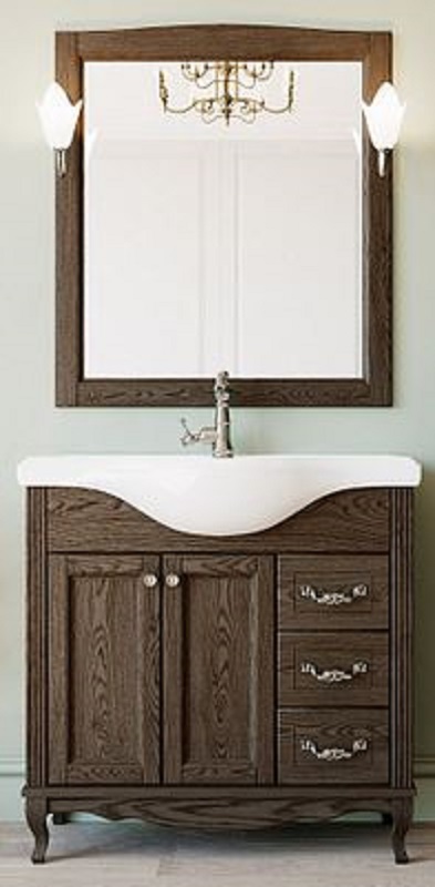 Мебель для ванной ValenHouse Эллина 80 кальяри, фурнитура хром