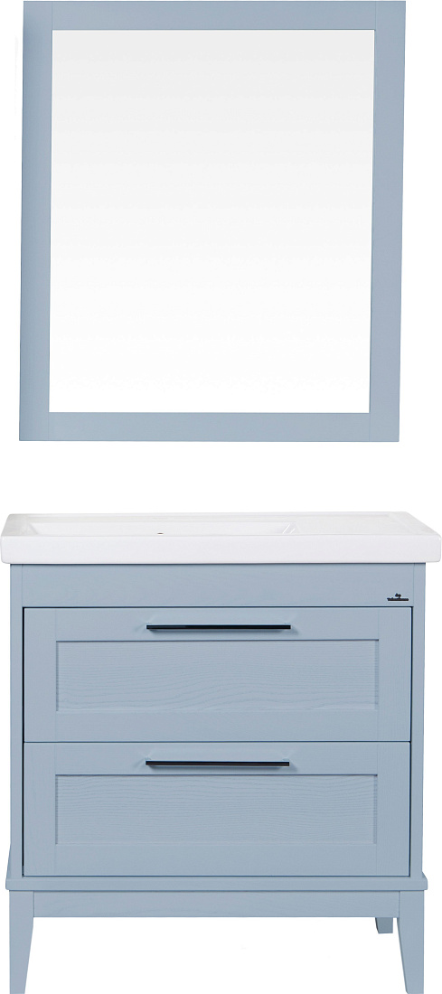 Мебель для ванной ValenHouse Эйвори 80 R, серая