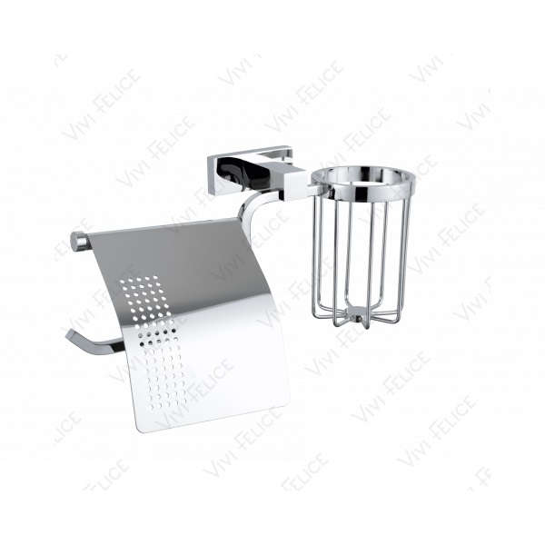 Держатель туалетной бумаги Felice Exclusivo B 1007-S с держателем освежителя