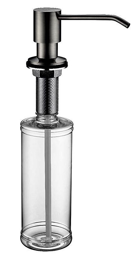 Дозатор Paulmark Rein D002-GM вороненая сталь