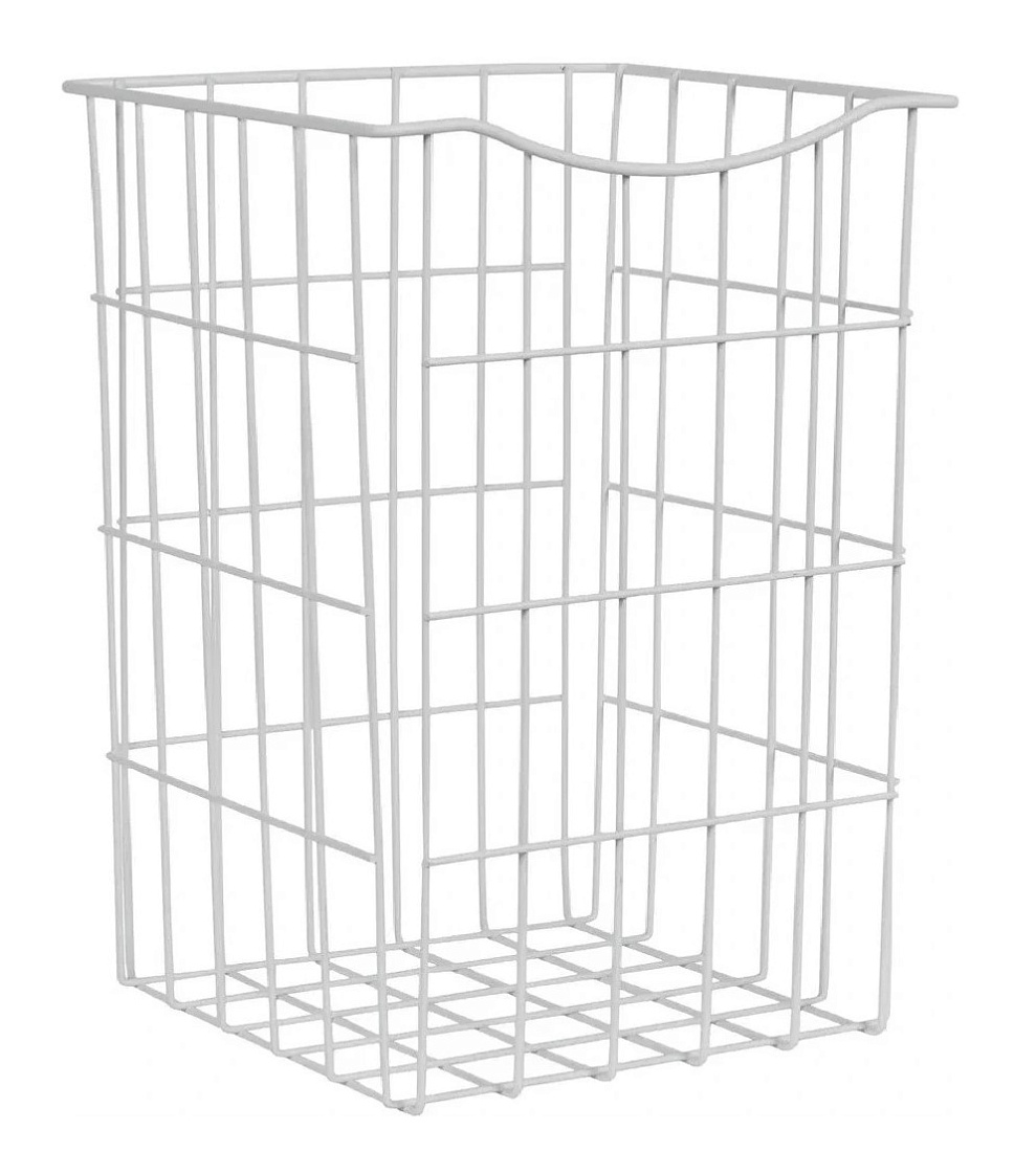 Корзина для белья Bellezza белый муар 40
