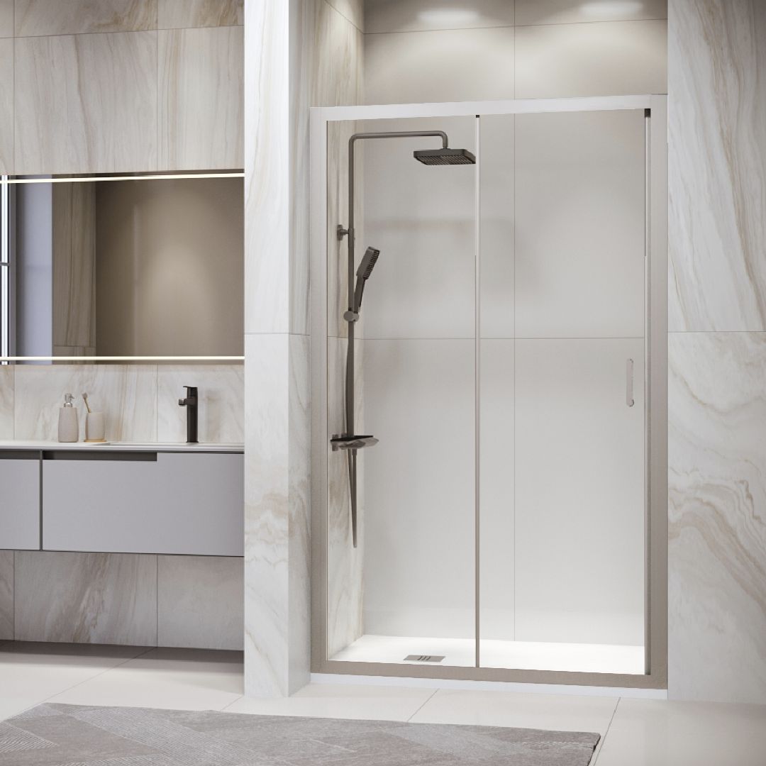 Душевая дверь в нишу RGW Passage PA-14 140х195 профиль хром, стекло прозрачное