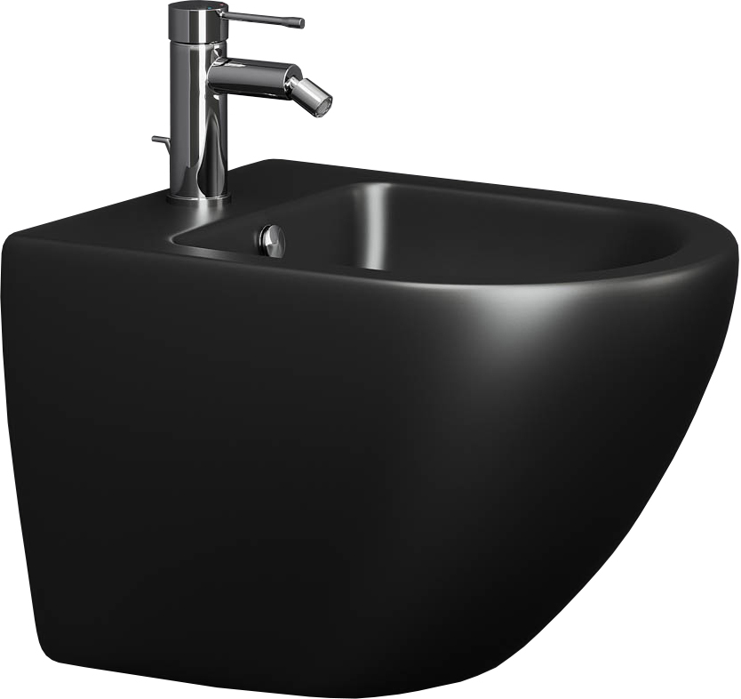 Биде подвесное Ceramicanova Metropol CN4003MB черный матовый