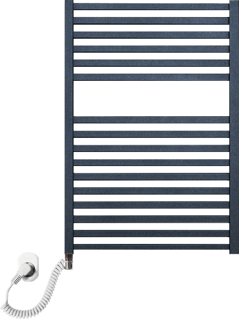 Электрический полотенцесушитель Luxrad Kwadro 065268 72х50 L, черный, терморегулятор selmo pad