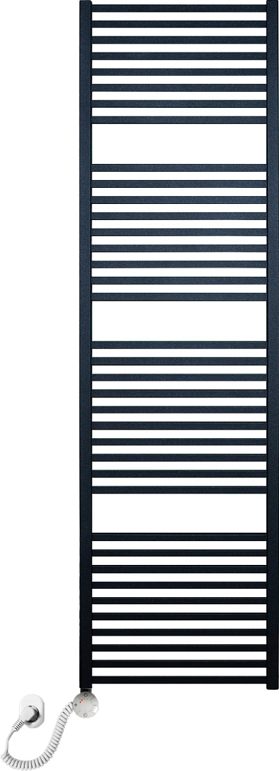 Электрический полотенцесушитель Luxrad Kwadro 065356 172х50 L, черный, терморегулятор selmo smart