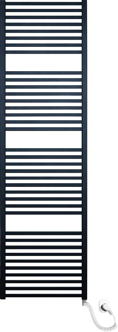 Электрический полотенцесушитель Luxrad Kwadro 065361 172х50 R, черный, терморегулятор selmo pad