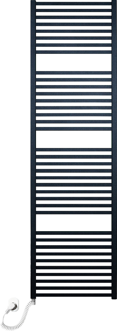 Электрический полотенцесушитель Luxrad Kwadro 065362 172х50 L, черный, терморегулятор selmo pad