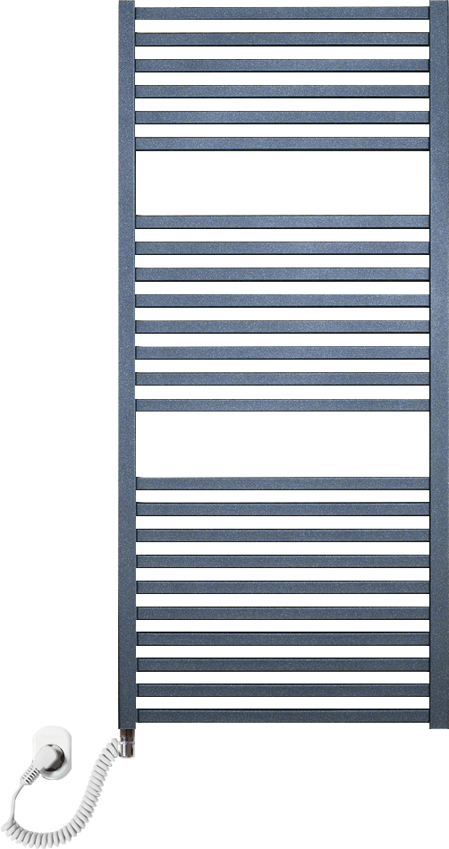 Электрический полотенцесушитель Luxrad Kwadro 065316 112х50 L, черный, терморегулятор selmo pad
