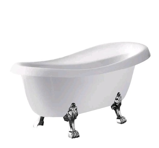 Акриловая ванна Vincea VBT-120-1700-Cr белая