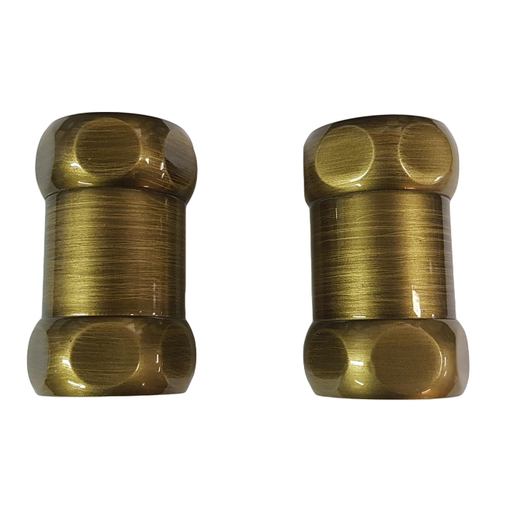 Американки 730SCH1004 1"х1/2" вн прямые, 2 шт, бронза