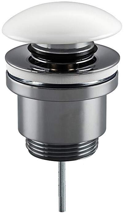 Донный клапан для раковины Frap F62-8 белый