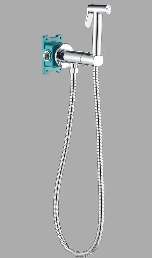Гигиенический душ ALMAes Agata AL-877-01 со смесителем, хром