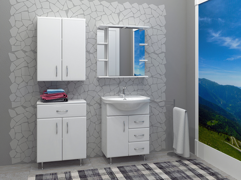 Шкаф подвесной Stella Polar Концепт 60/80