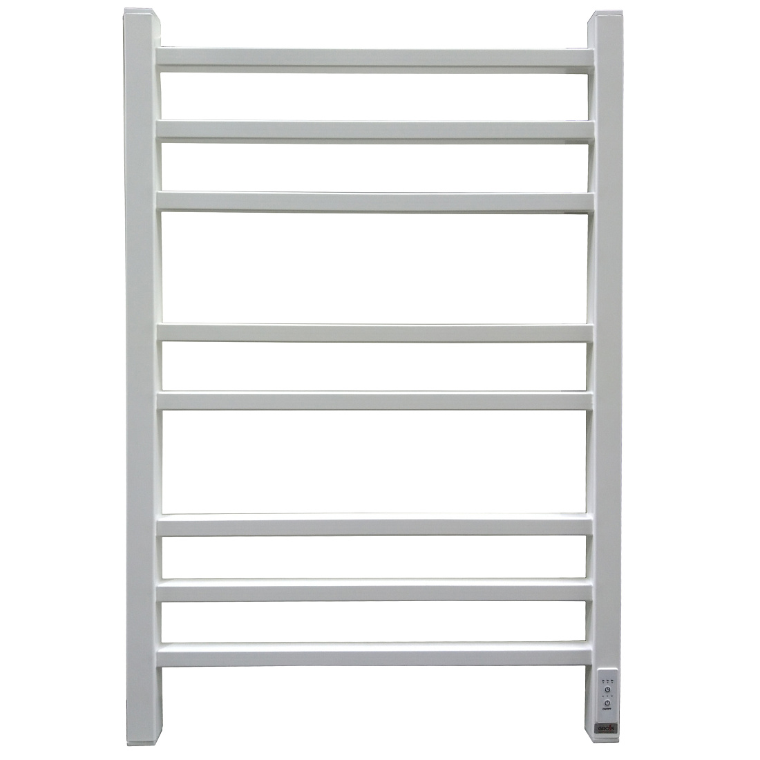 Электрический полотенцесушитель Grois Alex GR-102 500/800 П8 RAL9016 белый матовый диммер справа