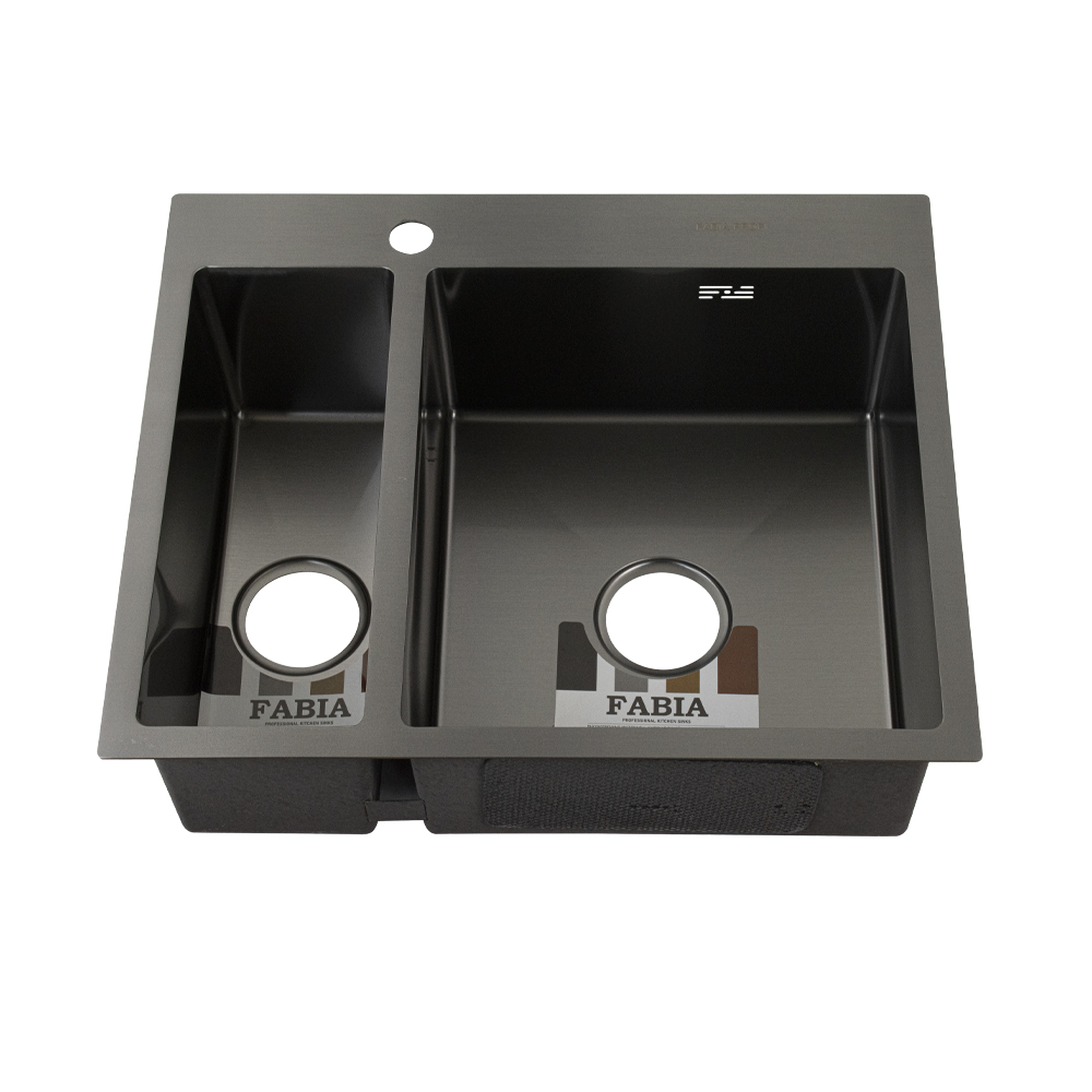 Мойка кухонная Fabia Profi 61513G графит