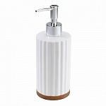 Дозатор Avanti Constantine 7,5х7,5х20 белый, коричневый