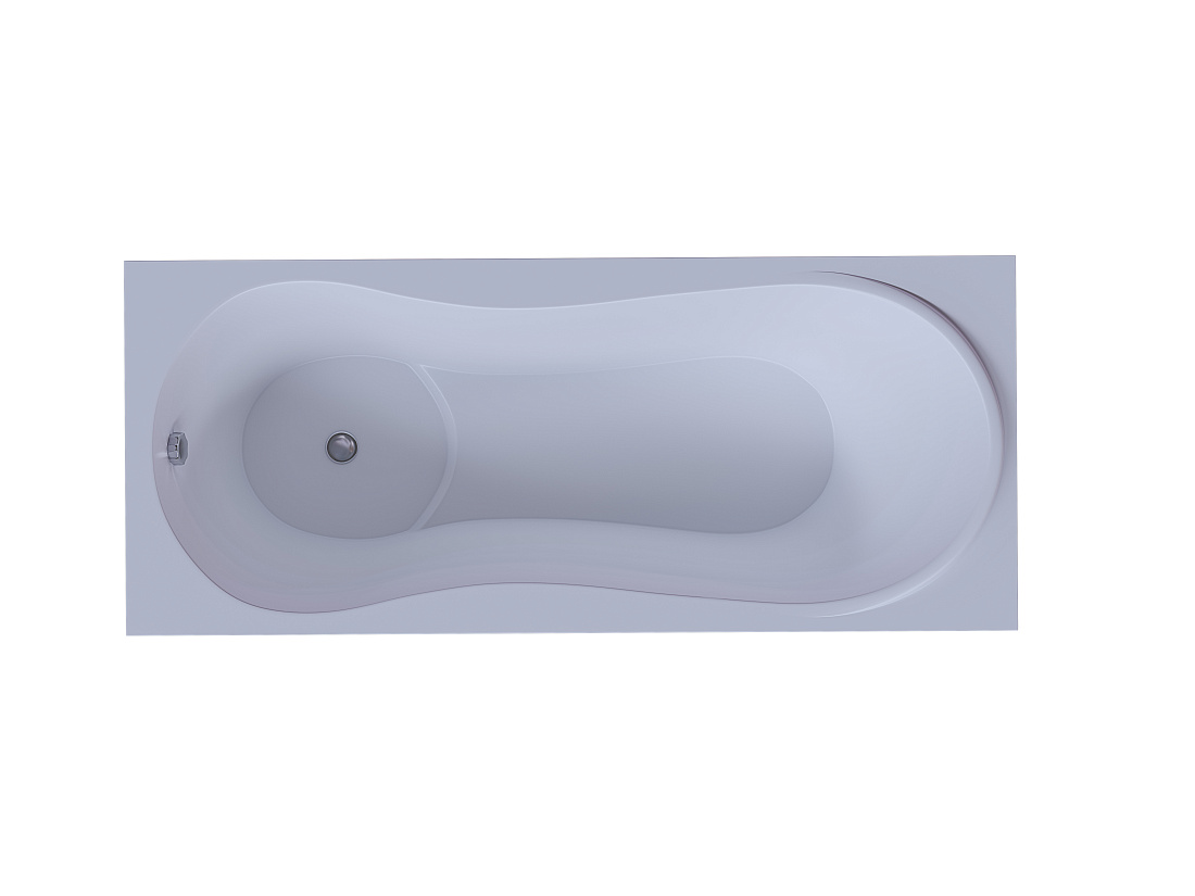 Акриловая ванна Aquatek Афродита 150х70 пустая с фр.экр.(слив слева, вклеенный каркас)