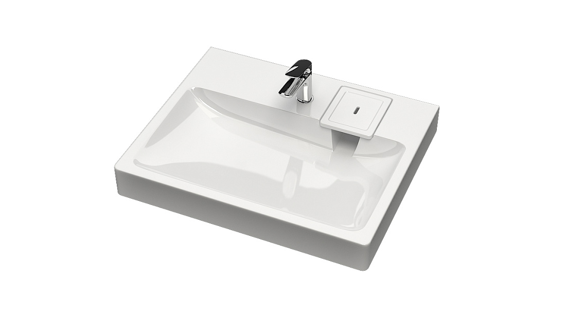 Раковина над стиральной машиной SuperSan Ладога 60х55 см