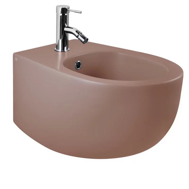 Биде подвесное AeT Dot 2.0 S556T1R1V1142, коралловый матовый