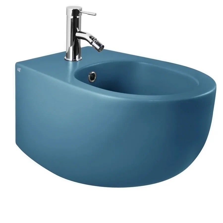 Биде подвесное AeT Dot 2.0 S556T1R1V1140, голубой матовый