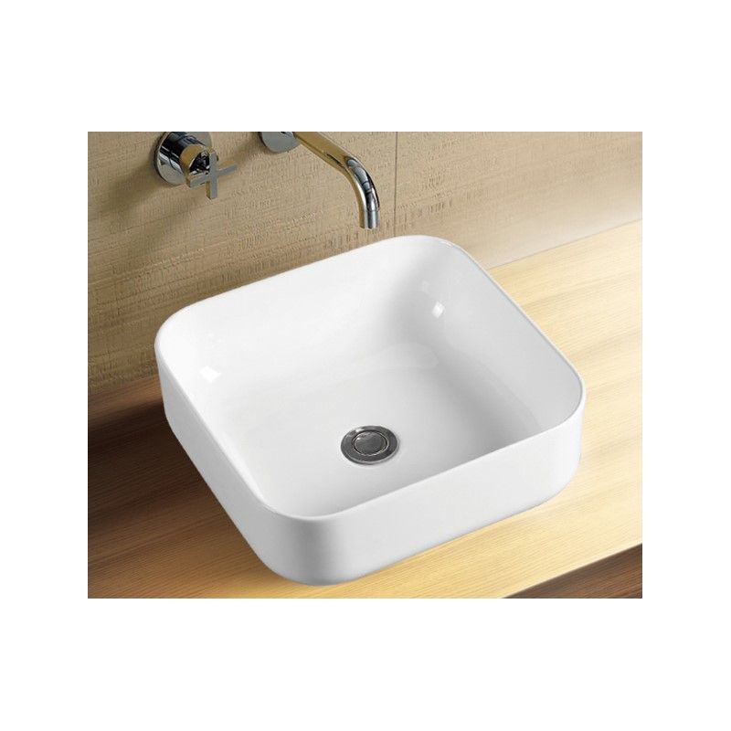 Раковина Nilo Mini 2101 mat bianco