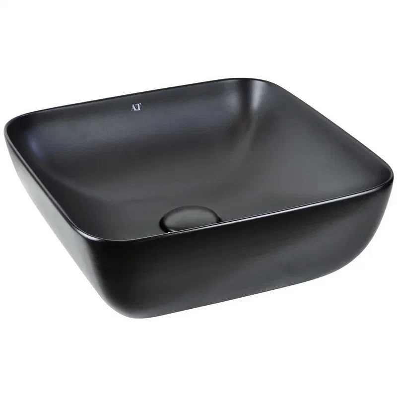 Раковина AeT Elite L602T0R0V0105, черный матовый
