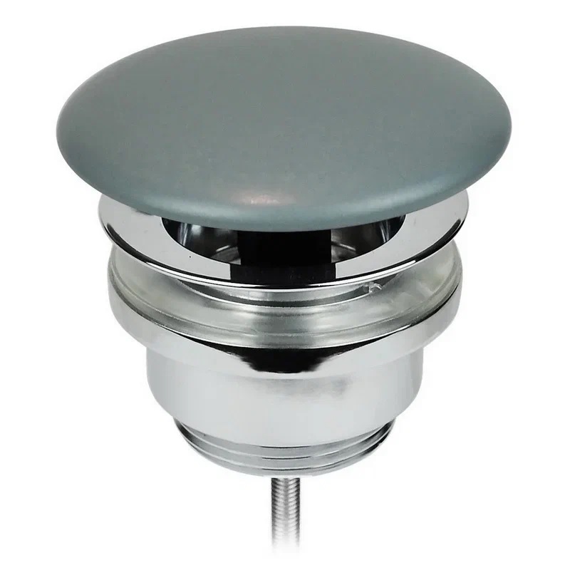 Донный клапан для раковины AeT Elite A037116 серый матовый