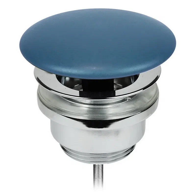 Донный клапан для раковины AeT Elite A037140 голубой матовый