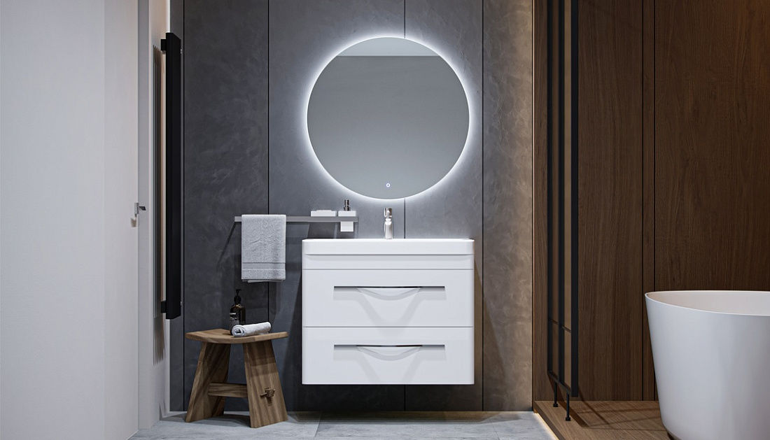 Мебель для ванной Velvex Jill 80 белая